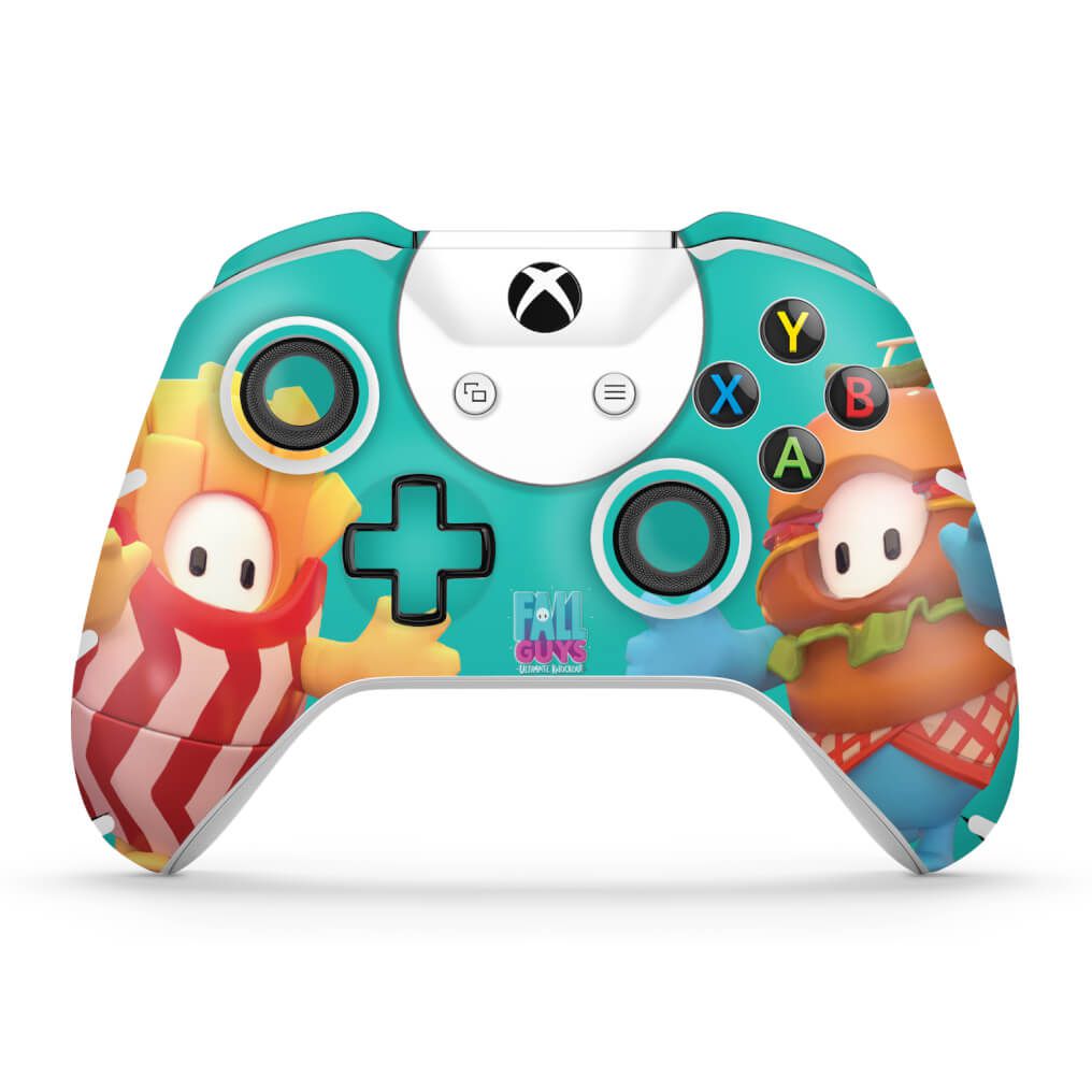 Skin Anti-Rage Xbox One Slim X Controle - Fall Guys