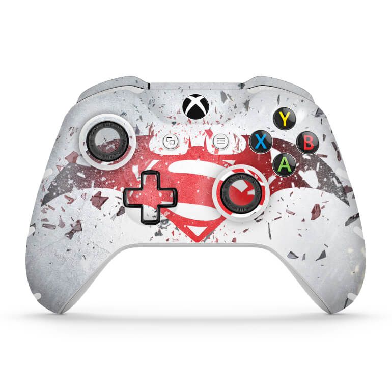Skin Anti-Rage Xbox One Slim X Controle - Batman vs Superman Logo
