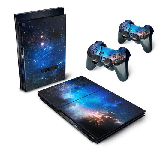 Skin Anti-Rage PS2 Slim - Universo Cosmos