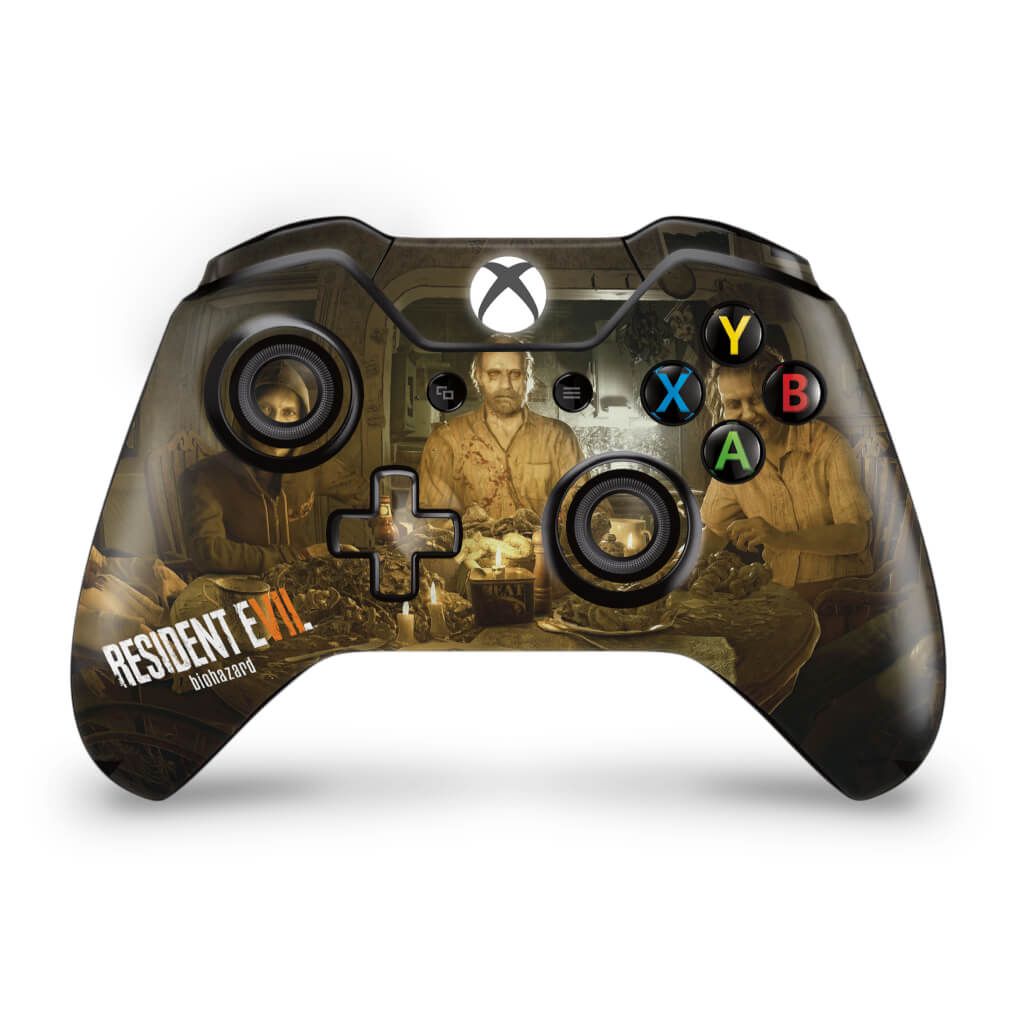 Skin Anti-Rage Xbox One Fat Controle - Resident Evil 7: Biohazard