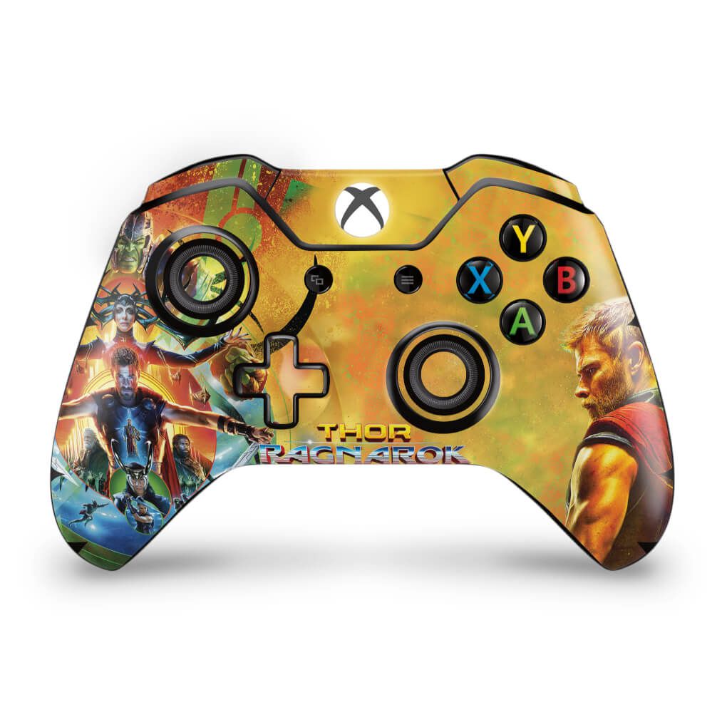 Skin Anti-Rage Xbox One Fat Controle - Thor Ragnarok