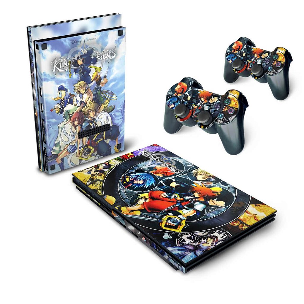 Skin Anti-Rage PS2 Slim - Kingdom Hearts II 2