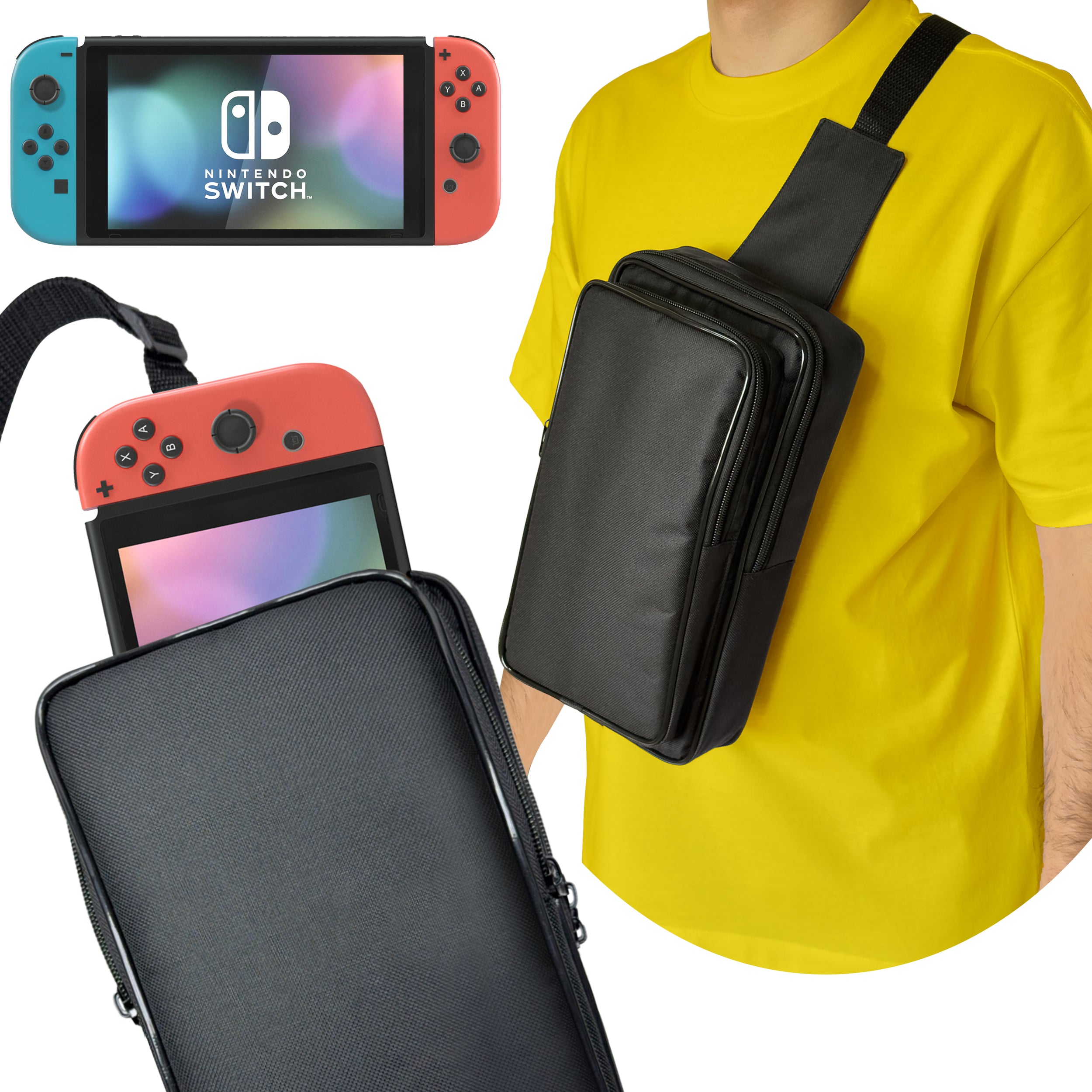 Bolsa para Nintendo Switch 1 Transporte Switch 1 Fat Mochila Bag