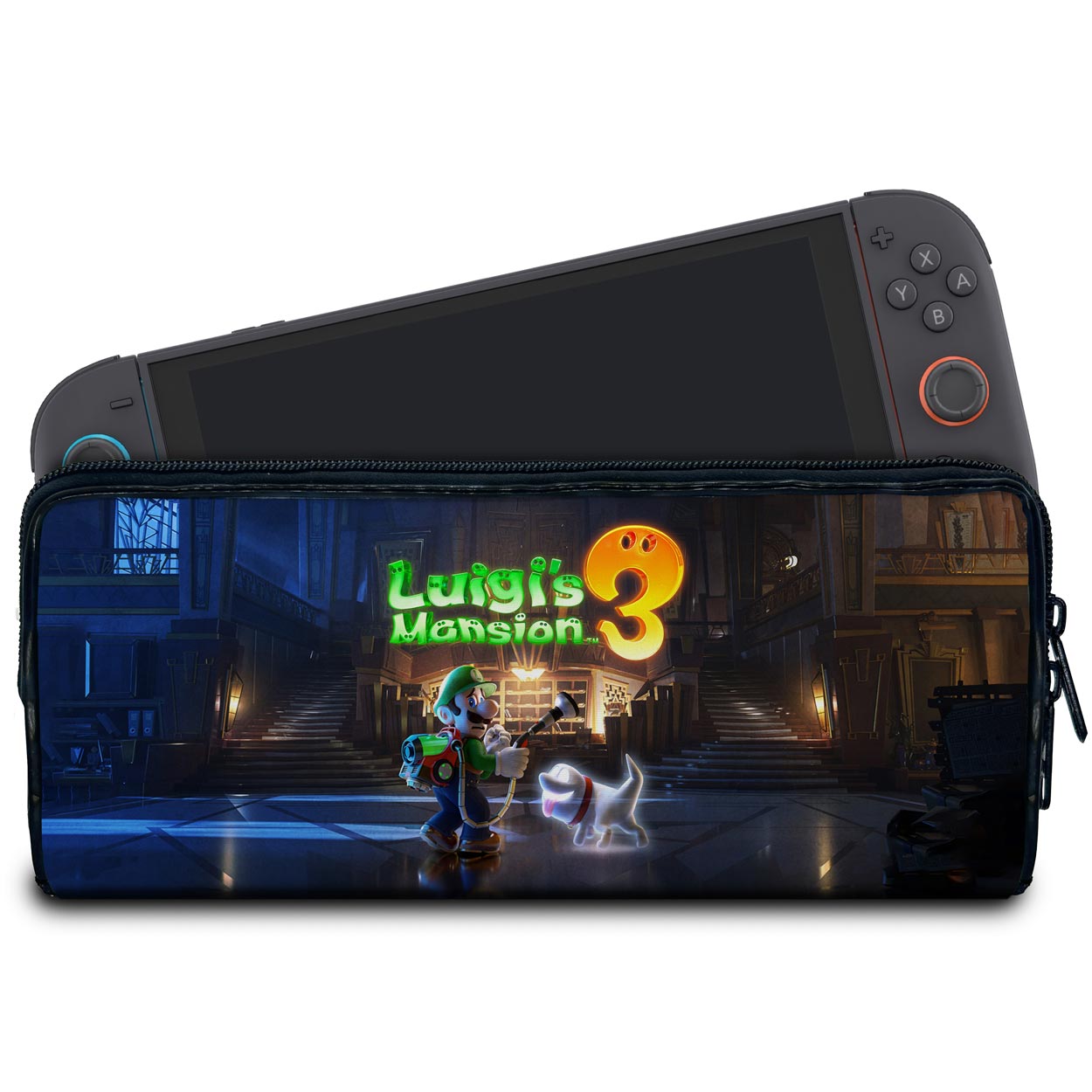 Case Nintendo Switch 2 Bolsa Estojo - Luigi's Mansion 3