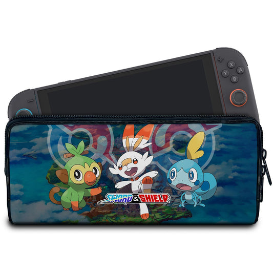 Case Nintendo Switch 2 Bolsa Estojo - Pokémon Sword And Shield
