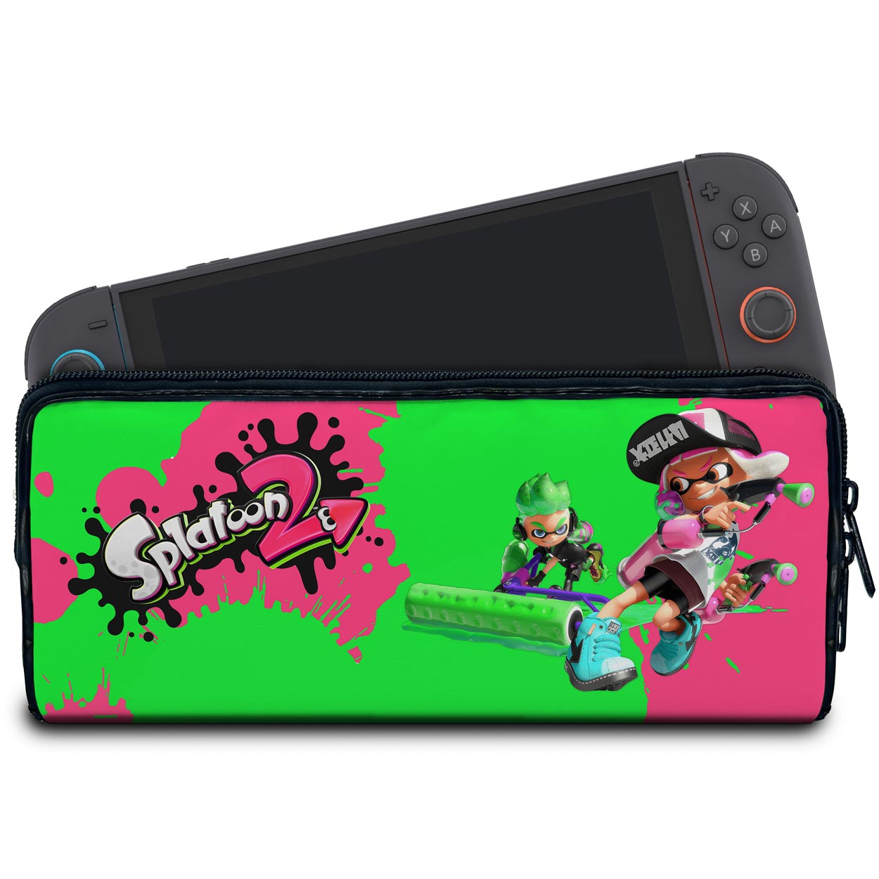 Case Nintendo Switch 2 Bolsa Estojo - Splatoon 2