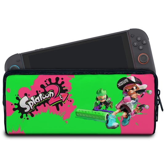 Case Nintendo Switch 2 Bolsa Estojo - Splatoon 2