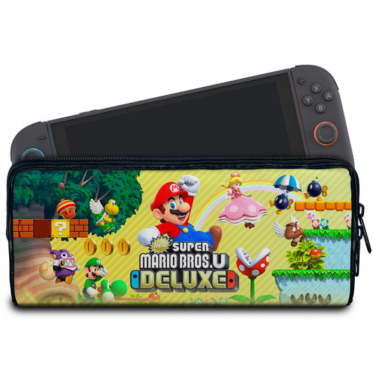 Case Nintendo Switch 2 Bolsa Estojo - New Super Mario Bros. U