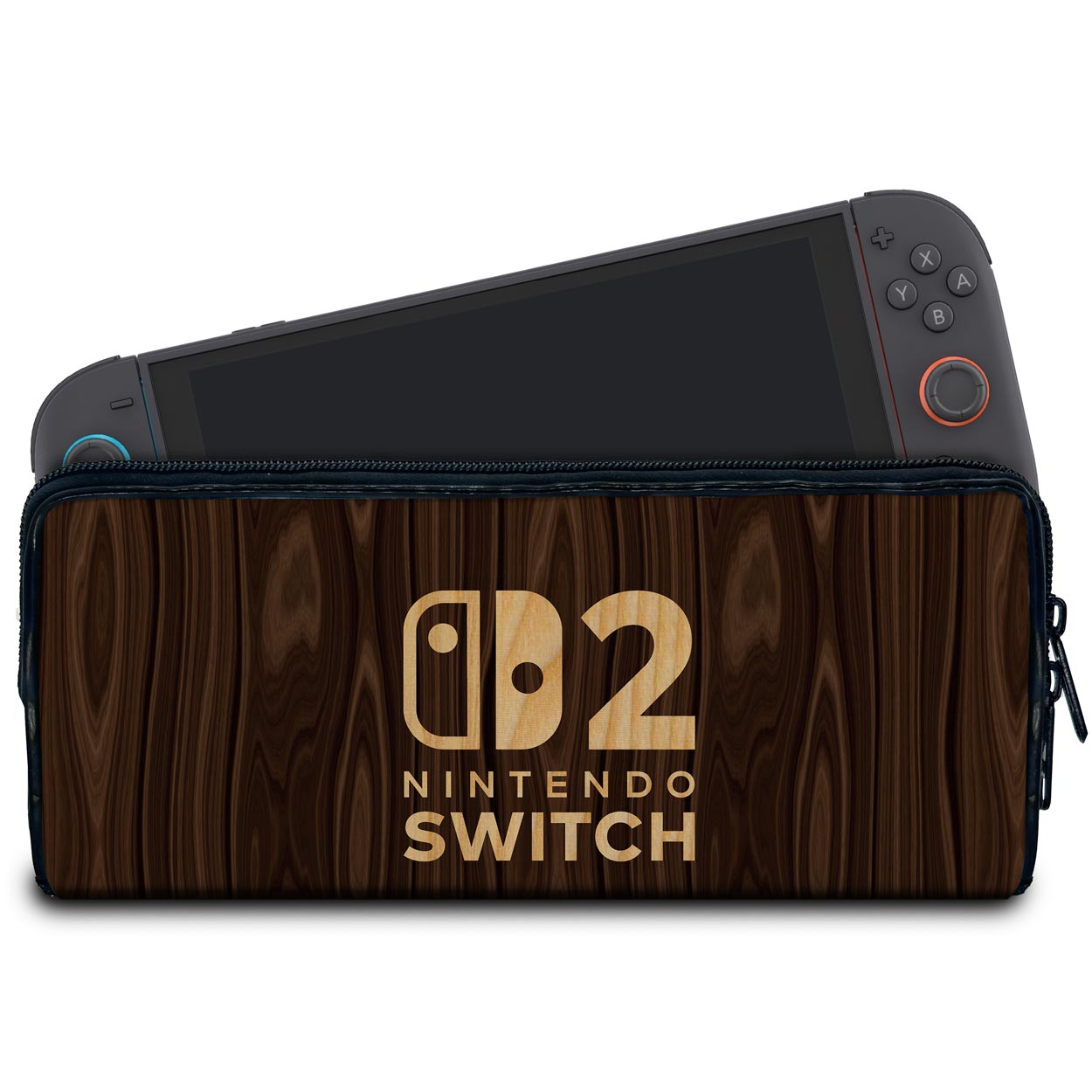 Case Nintendo Switch 2 Bolsa Estojo - Madeira
