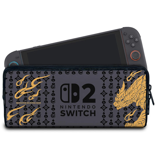 Case Nintendo Switch 2 Bolsa Estojo - Monster Hunter Rise