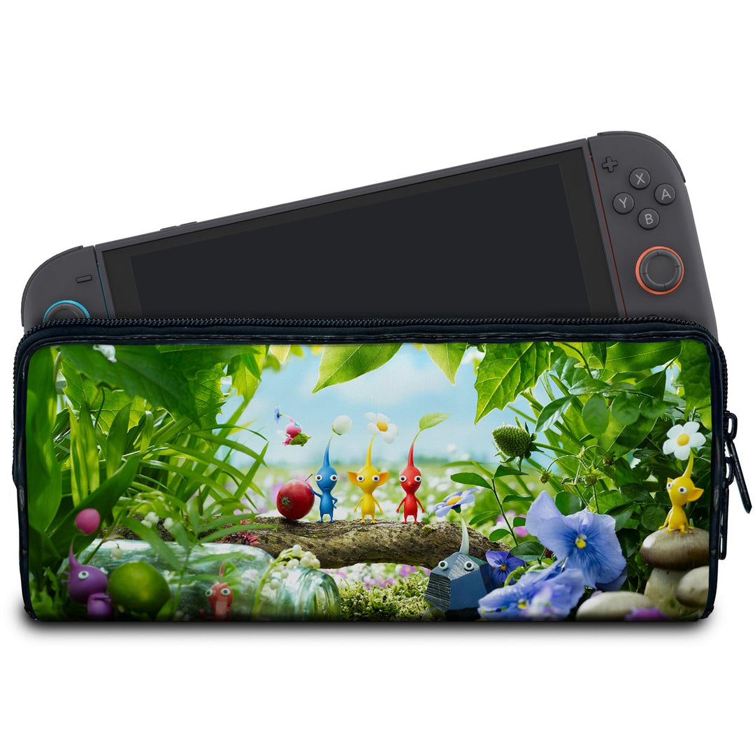 Case Nintendo Switch 2 Bolsa Estojo - Pikmin