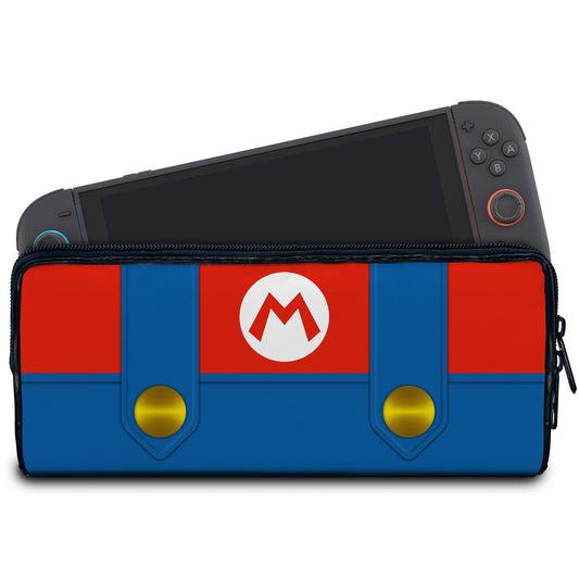Case Nintendo Switch 2 Bolsa Estojo - Mario Vermelho Mania