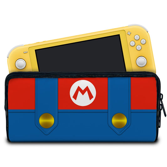 Case Nintendo Switch Lite Bolsa Estojo - Mario Vermelho Mania