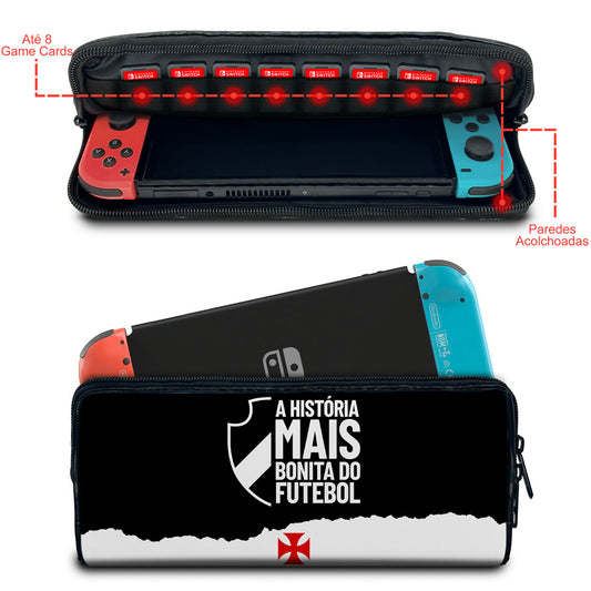 Case Nintendo Switch Bolsa Estojo - Vasco A