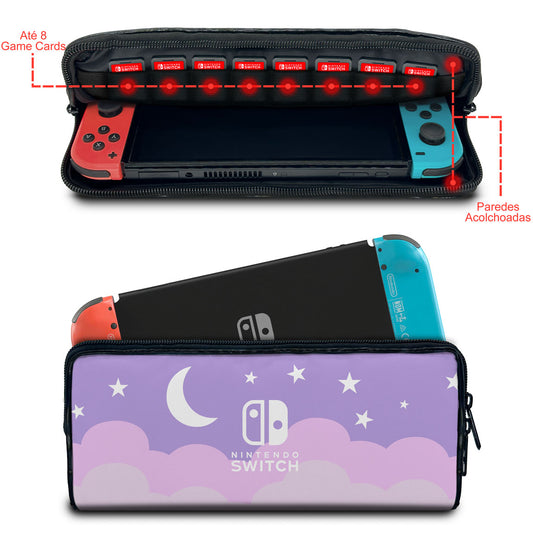 Case Nintendo Switch Bolsa Estojo - Noite Estrelada