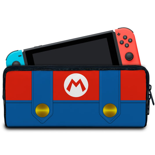 Case Nintendo Switch Bolsa Estojo - Mario Vermelho Mania