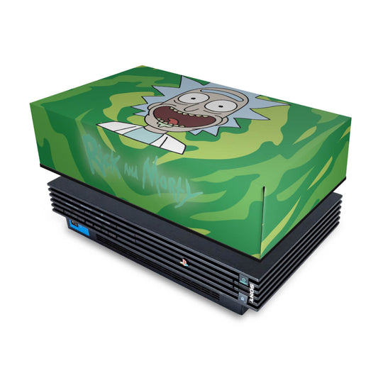 PS2 Fat Capa Anti Poeira - Rick And Morty