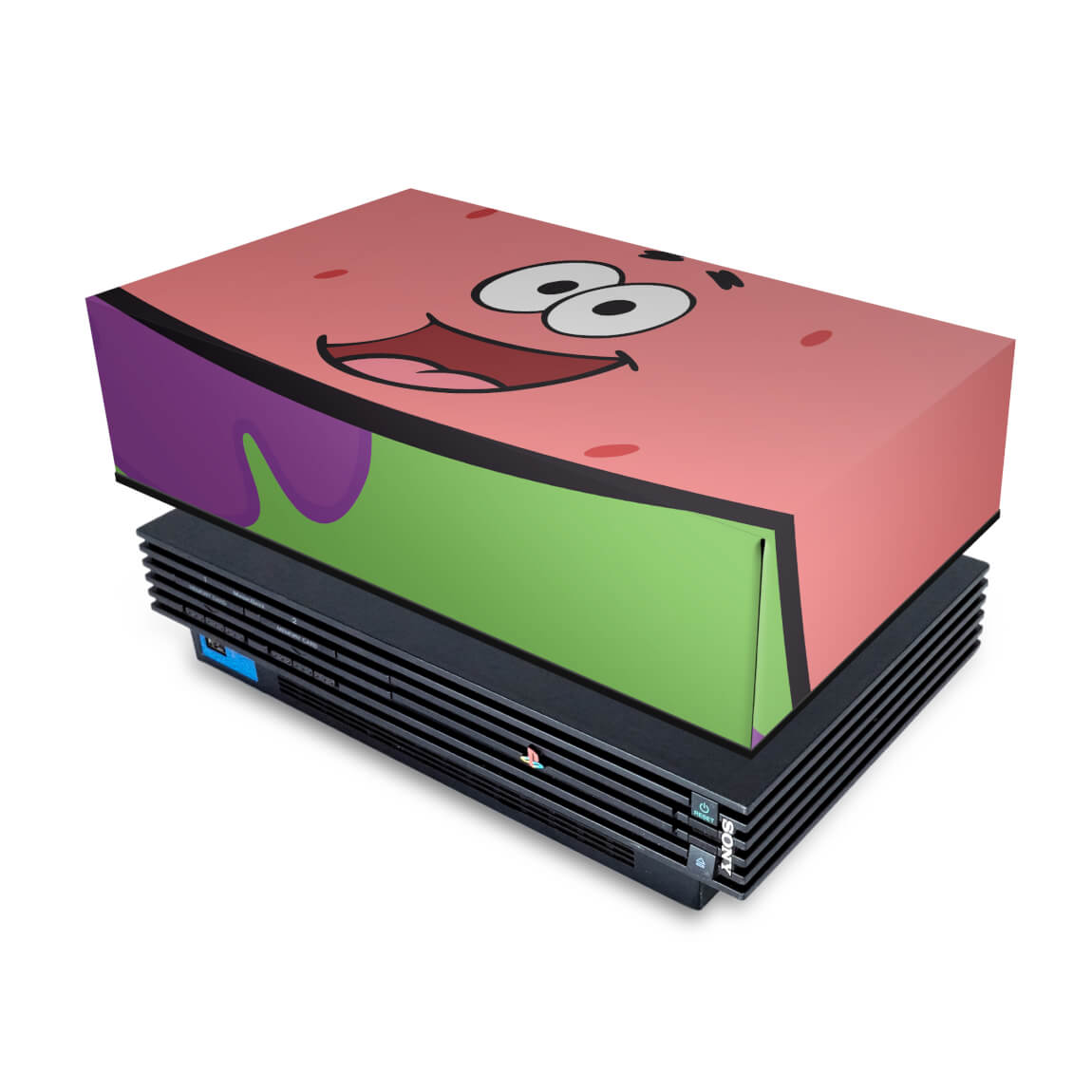 Capa Anti Poeira PS2 Fat - Patrick Bob Esponja