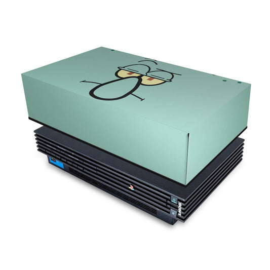 PS2 Fat Capa Anti Poeira - Lula Molusco Bob Esponja