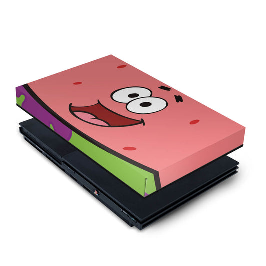 Capa Anti Poeira PS2 Slim - Patrick Bob Esponja