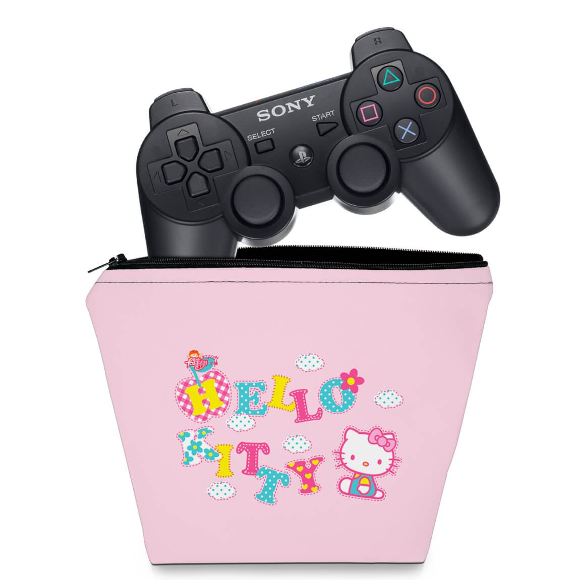 Capa Case PS3 Controle - Hello Kitty