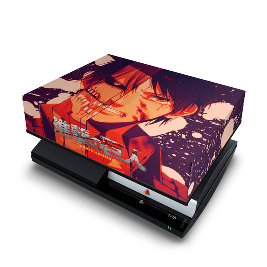 Capa Anti Poeira PS3 Fat - Attack On Titan #a