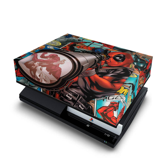 Capa Anti Poeira PS3 Fat - Deadpool