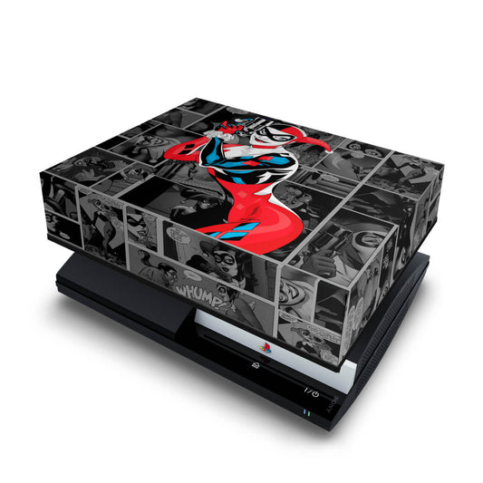 Capa Anti Poeira PS3 Fat - Arlequina Harley Quinn