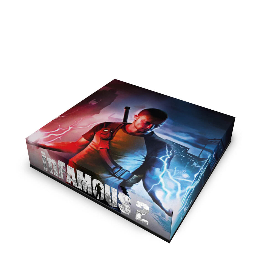 Capa Anti Poeira PS3 Slim - Infamous 2 - Pop Arte Skins - foto 2