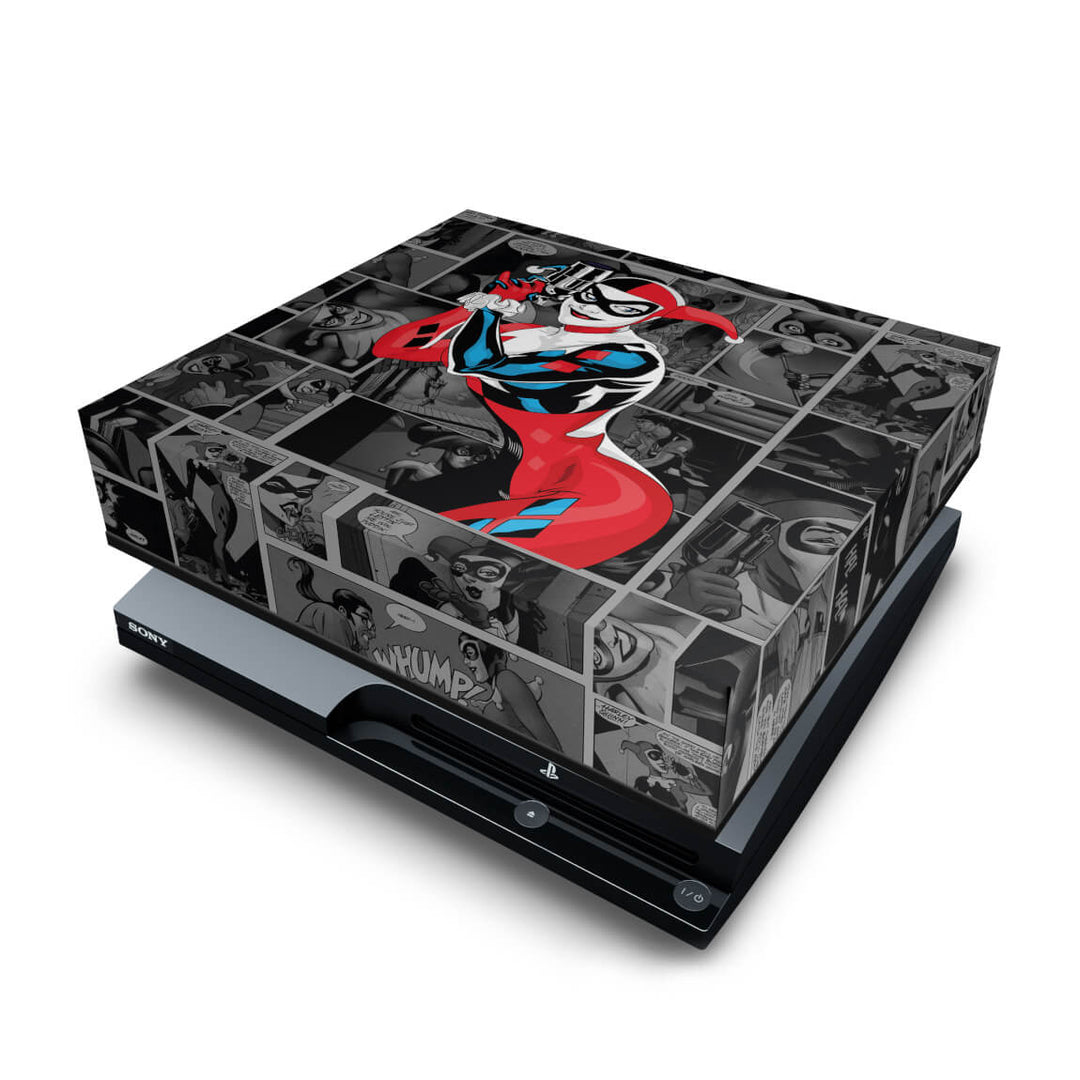 Capa Anti Poeira PS3 Slim - Arlequina Harley Quinn