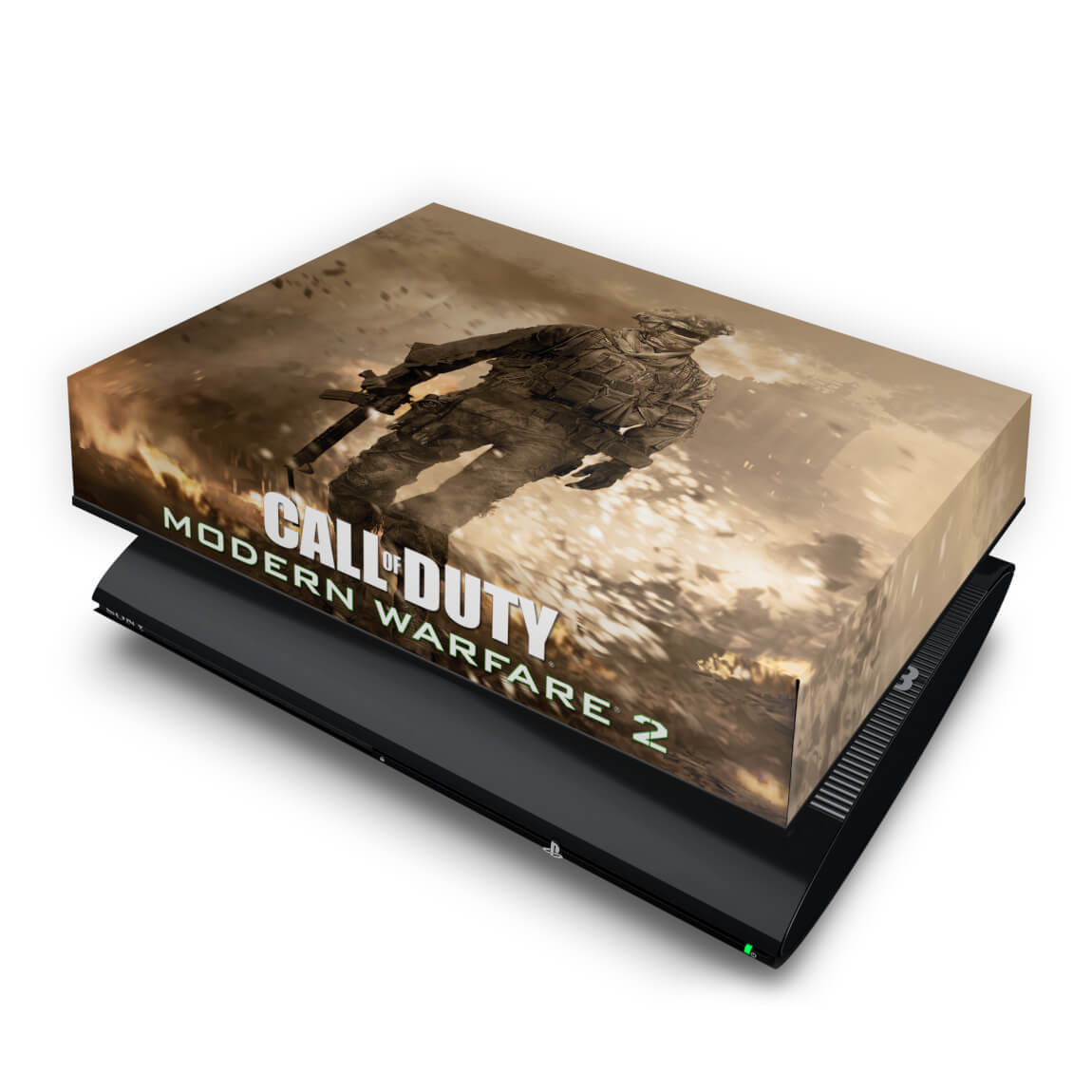 Capa Anti Poeira PS3 Super Slim - Modern Warfare 2