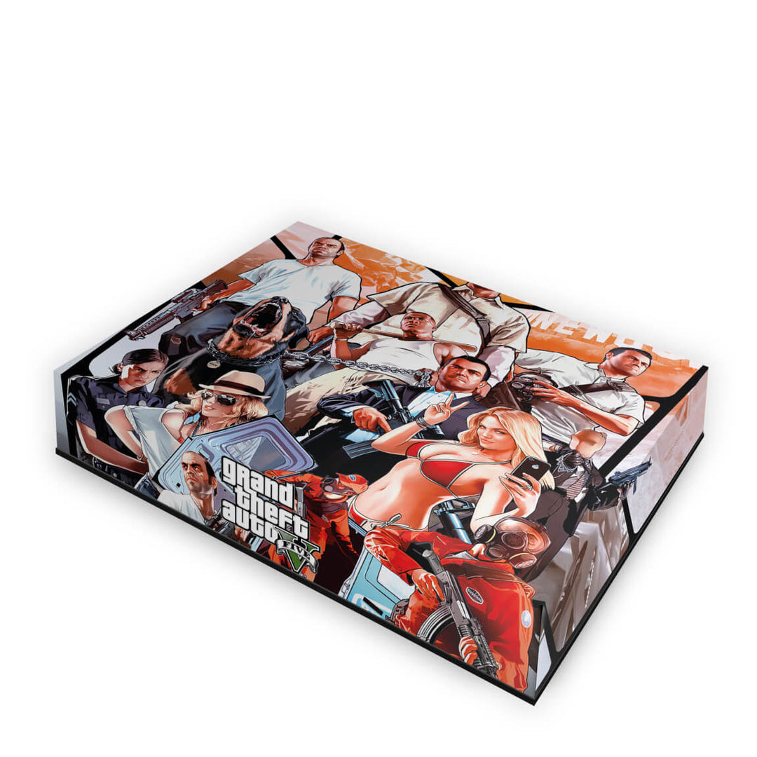 Capa Anti Poeira PS3 Super Slim - Gta V 5 - Pop Arte Skins - foto 2
