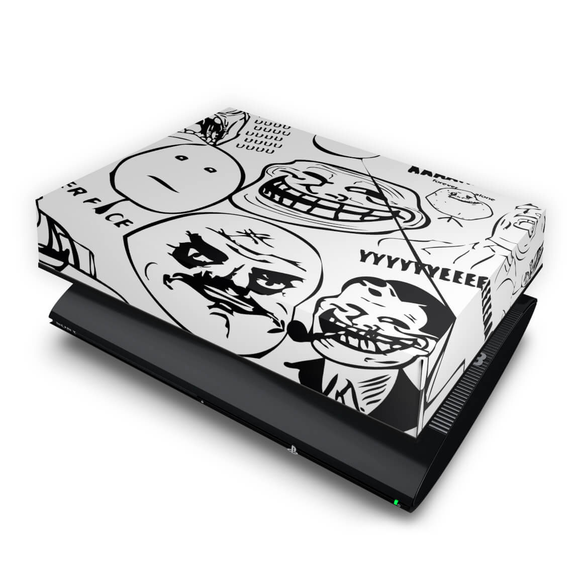 Capa Anti Poeira PS3 Super Slim - Memes