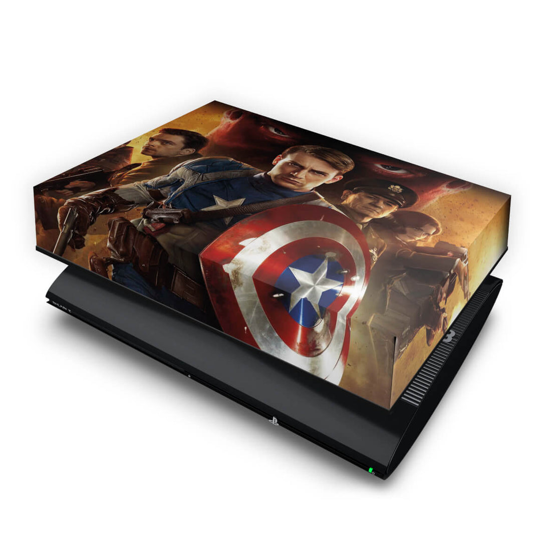Capa Anti Poeira PS3 Super Slim - Capitao America