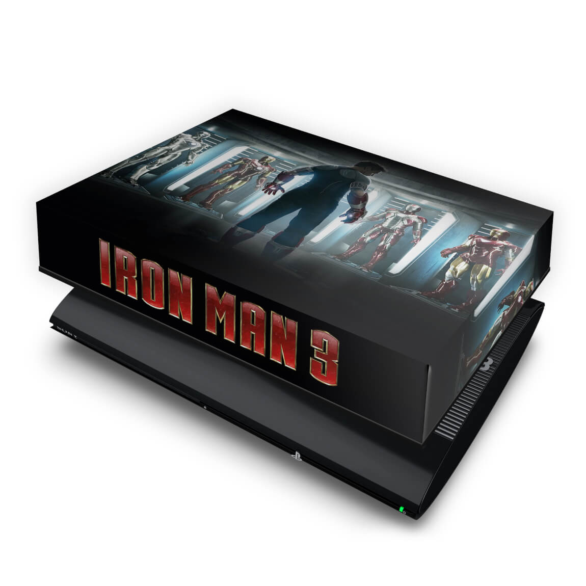 Capa Anti Poeira PS3 Super Slim - Homem De Ferro