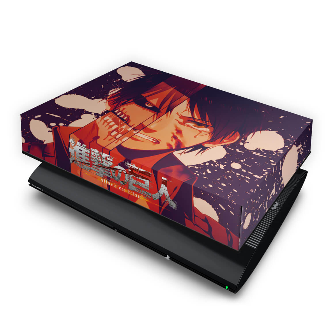Capa Anti Poeira PS3 Super Slim - Attack On Titan #a