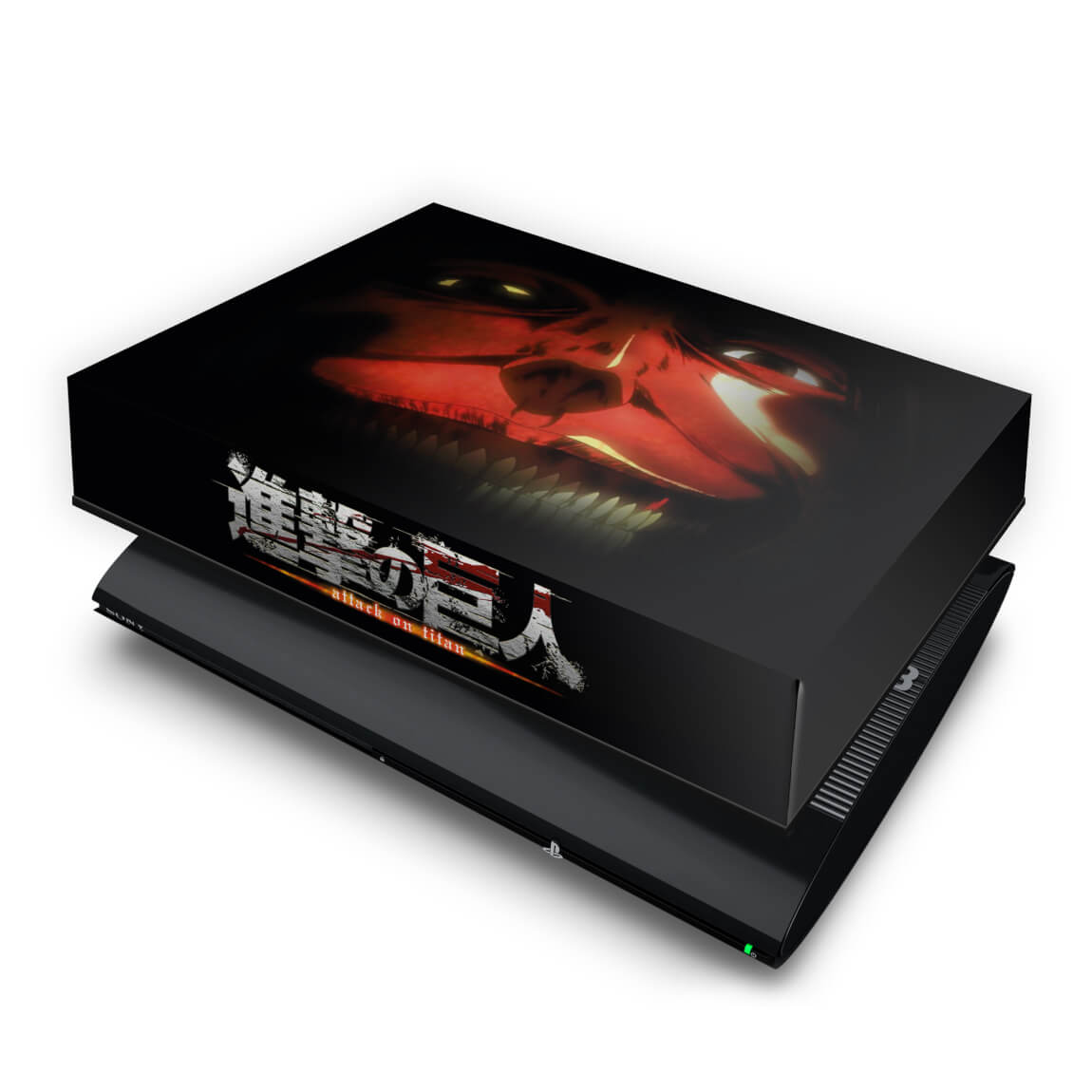 Capa Anti Poeira PS3 Super Slim - Attack On Titan #b