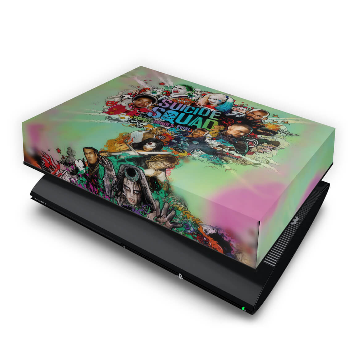 Capa Anti Poeira PS3 Super Slim - Esquadrão Suicida