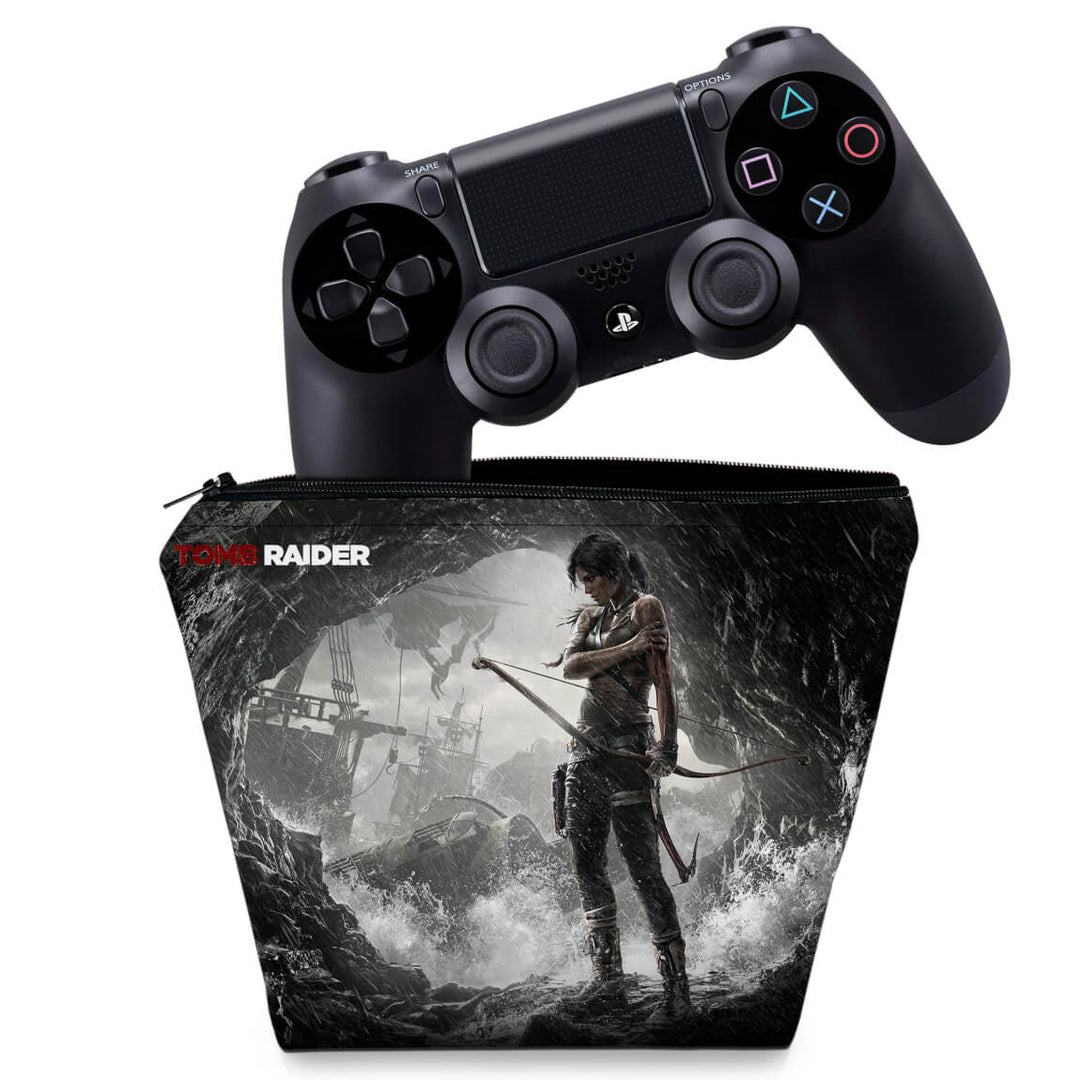 Capa Case PS4 Controle - Tomb Raider - Pop Arte Skins