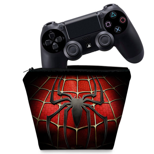Capa Case PS4 Controle - Spider Man - Homem Aranha