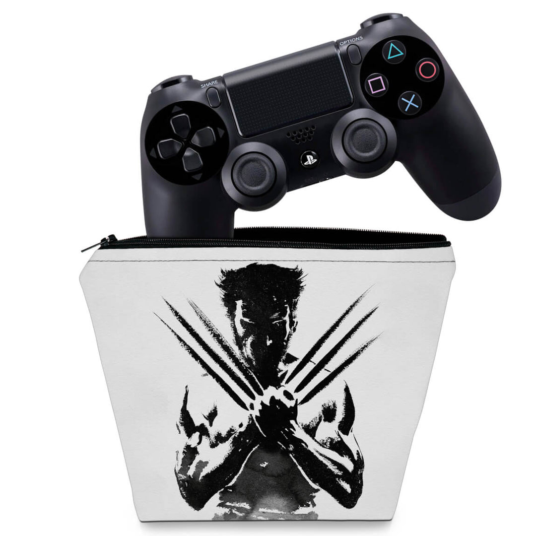 Capa Case PS4 Controle - Wolverine - X Men - Pop Arte Skins