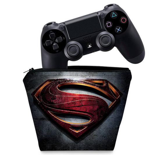 Capa Case PS4 Controle - Superman - Super Homem