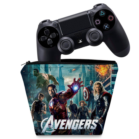 Capa Case PS4 Controle - The Avengers - Os Vingadores