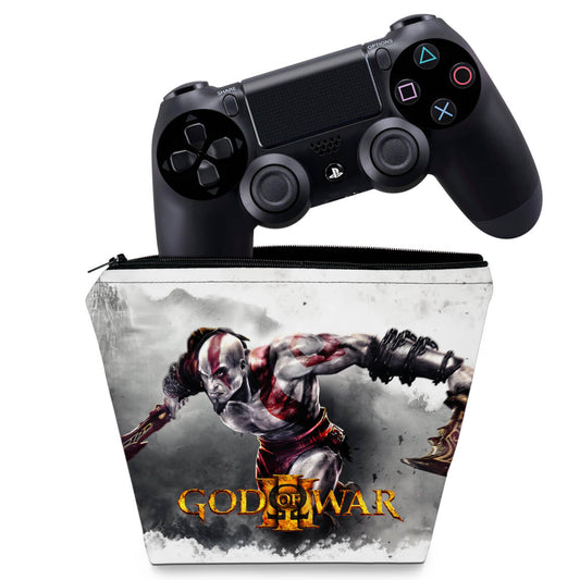 Capa Case PS4 Controle - God Of War #A