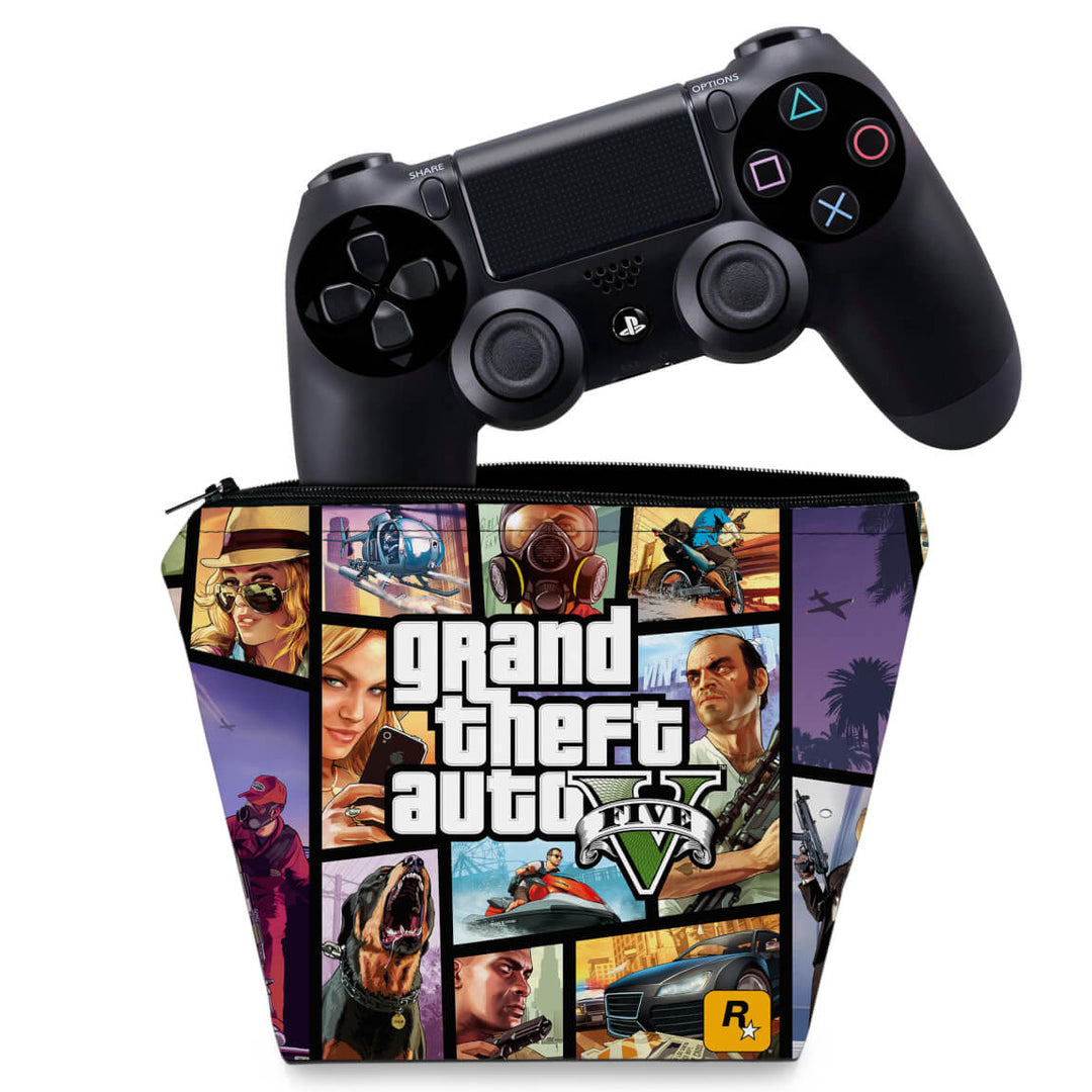 Capa Case PS4 Controle - Gta V - Pop Arte Skins