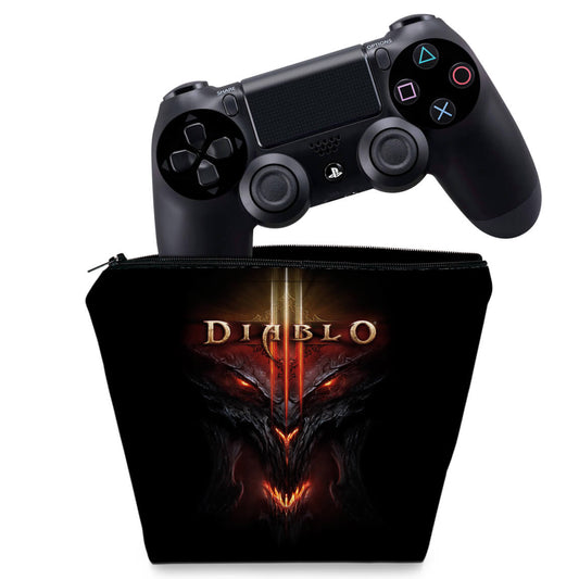 Capa Case PS4 Controle - Diablo