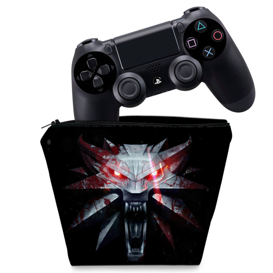 Capa Case PS4 Controle - The Witcher #A - Pop Arte Skins
