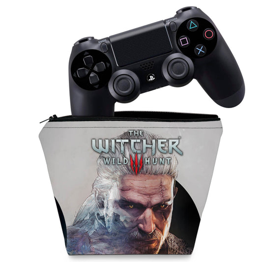 Capa Case PS4 Controle - The Witcher #B