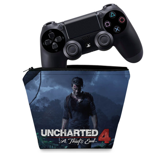 Capa Case PS4 Controle - Uncharted 4