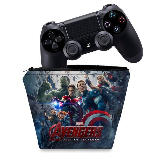 Capa Case PS4 Controle - Avengers - Age Of Ultron